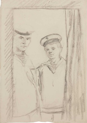 Титов Иван Филиппович. После боя. 1942 г.